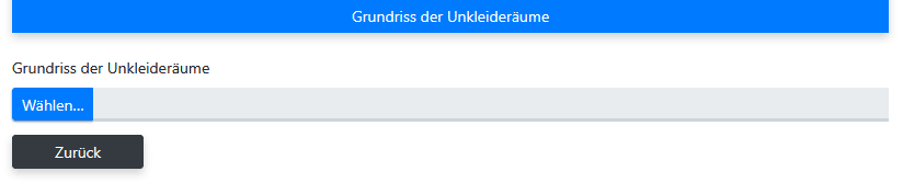 Grundriss der Umkleidekabinen hochladen