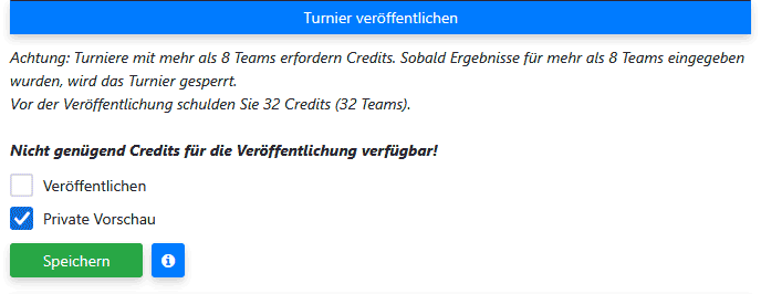Turnier in Mijntoernooi.info veröffentlichen